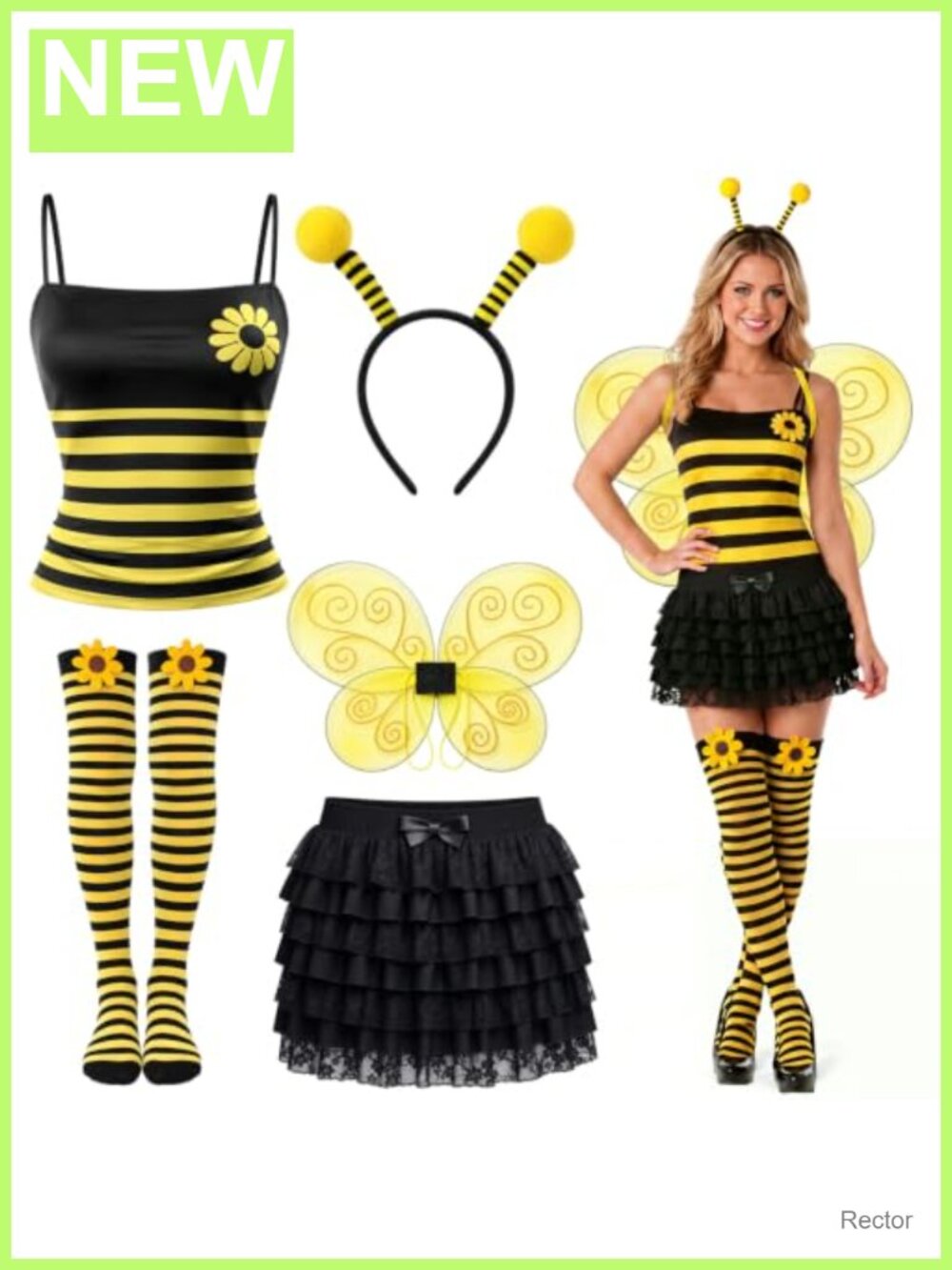 Newcotte 5Pc Women Insect Costume Set